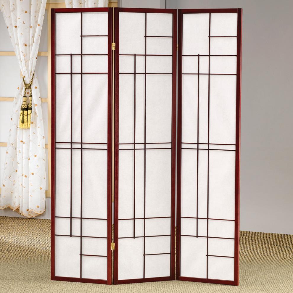 Coaster Folding Screens Three Panel Folding Floor Screen A1 Furniture